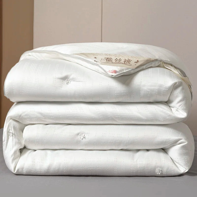 Natural Mulberry Silk Duvet Insert Luxury Queen King Size Comforter Summer Winter Quilt Single Couple Bedding Filler Bedding