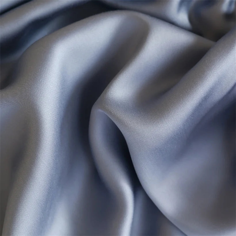 Luxury 100% Mulberry Silk Flat Sheet Only Natural Silk Bed Sheet Smooth Top Sheets Single Double King Queen Bedding Bed Linen
