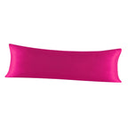 100% Pure Mullberry Silk Long Pillowcase with Hidden Zipper Soft Silk Zipper Pillow Case Cover for Bedding High Quality 3 Sizes
