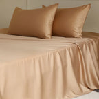 1PC Mulberry Silk Flat Sheet Luxury Smooth Bed Sheets Top Sheet Single Double King Queen Size Couple Bed Linen Soft Bedspreads