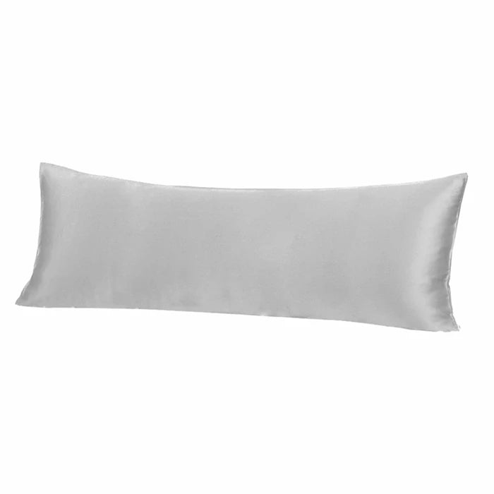 100% Pure Mullberry Silk Long Pillowcase with Hidden Zipper Soft Silk Zipper Pillow Case Cover for Bedding High Quality 3 Sizes