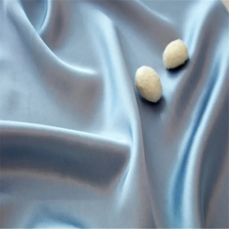 100% Pure Mullberry Silk Long Pillowcase with Hidden Zipper Soft Silk Zipper Pillow Case Cover for Bedding High Quality 3 Sizes