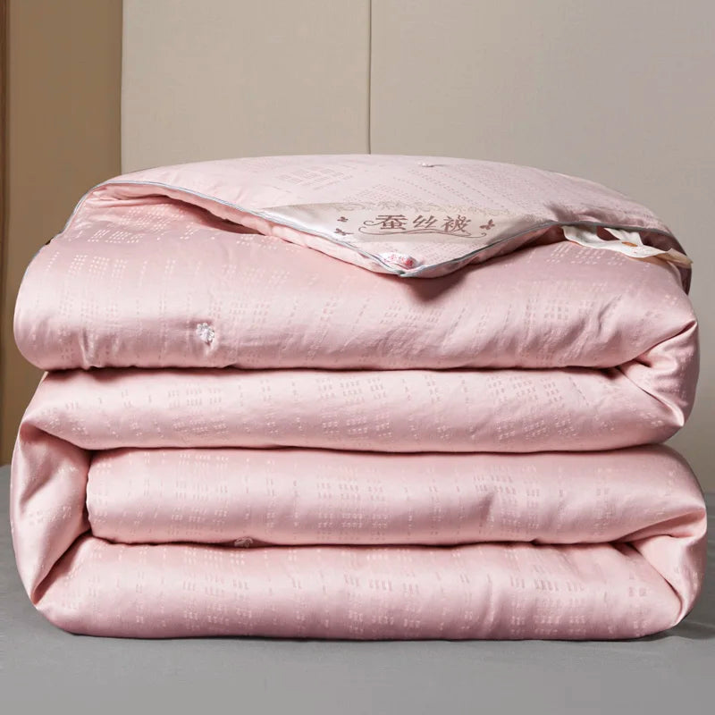 Natural Mulberry Silk Duvet Insert Luxury Queen King Size Comforter Summer Winter Quilt Single Couple Bedding Filler Bedding