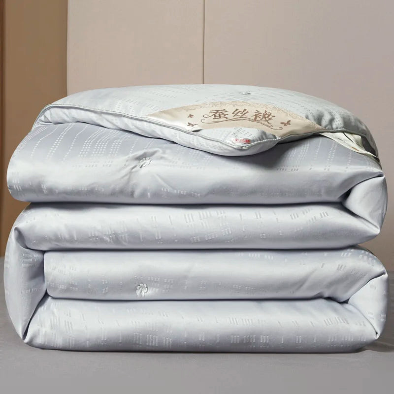 Natural Mulberry Silk Duvet Insert Luxury Queen King Size Comforter Summer Winter Quilt Single Couple Bedding Filler Bedding