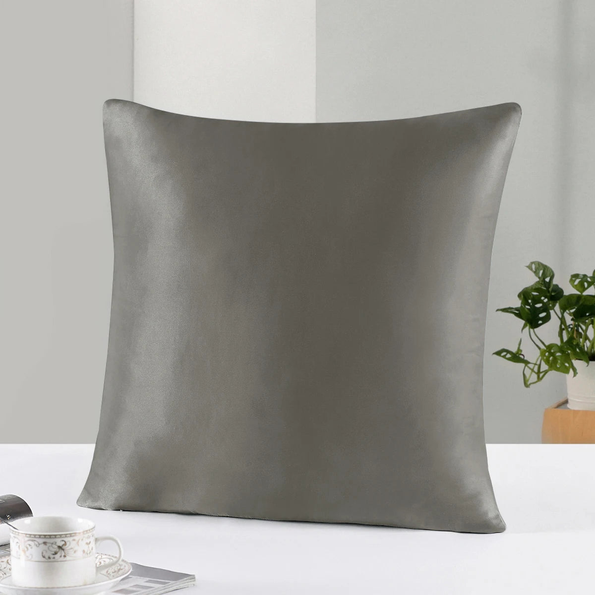 22 Momme 100% Silk Cushion Cover Decorative Pillows 45x45cm 70x70cm Pillow Case Home Decoration Funda Cojin For Living Room