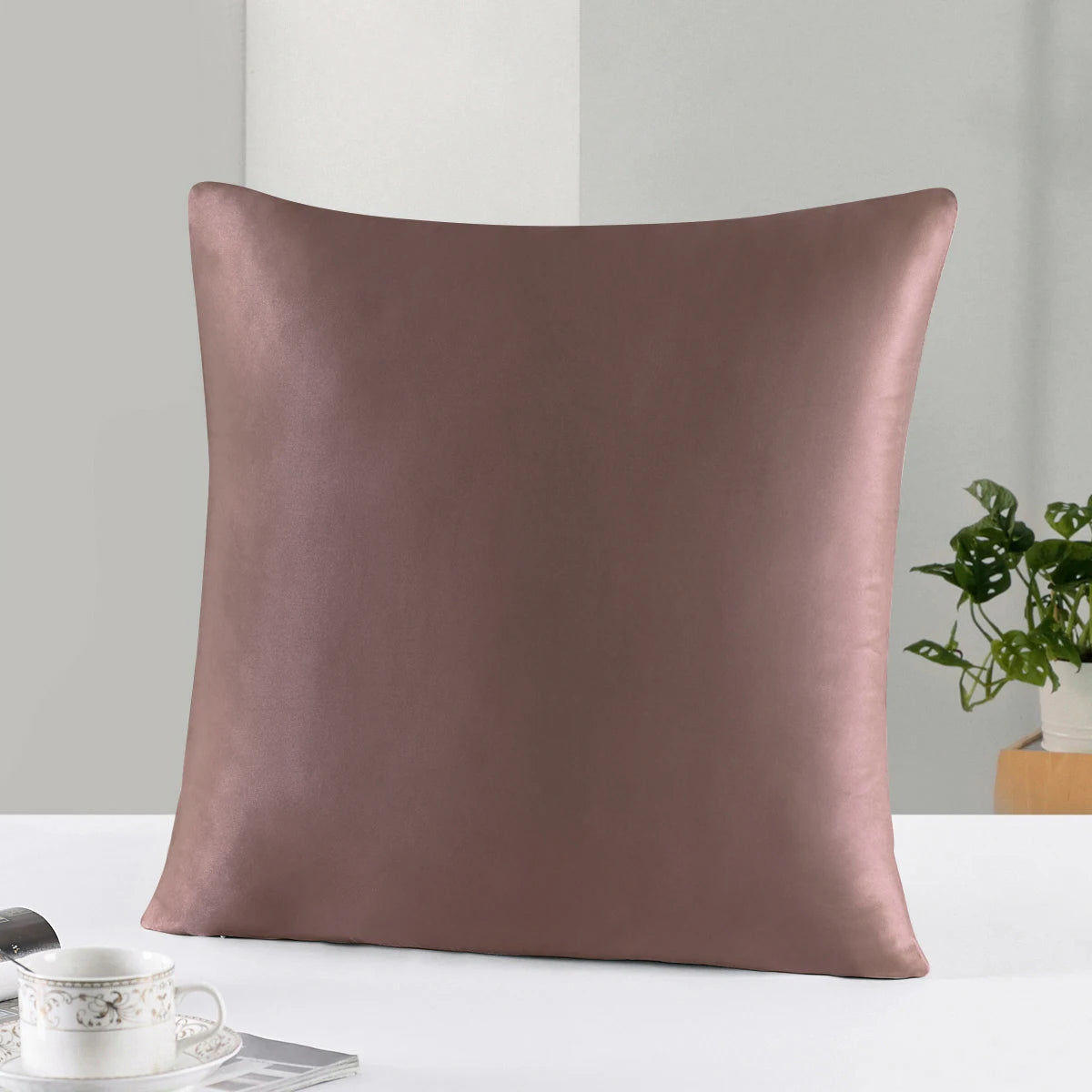 22 Momme 100% Silk Cushion Cover Decorative Pillows 45x45cm 70x70cm Pillow Case Home Decoration Funda Cojin For Living Room