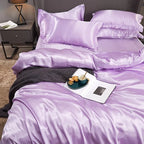 100% Pure Silk Bedding Sets High End Quilt Bed Cover Set Duvet Cover Bedsheet Pillowcases 4pcs Natural Luxury Bedcloth Sets