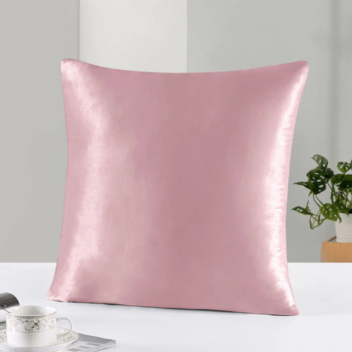 22 Momme 100% Silk Cushion Cover Decorative Pillows 45x45cm 70x70cm Pillow Case Home Decoration Funda Cojin For Living Room