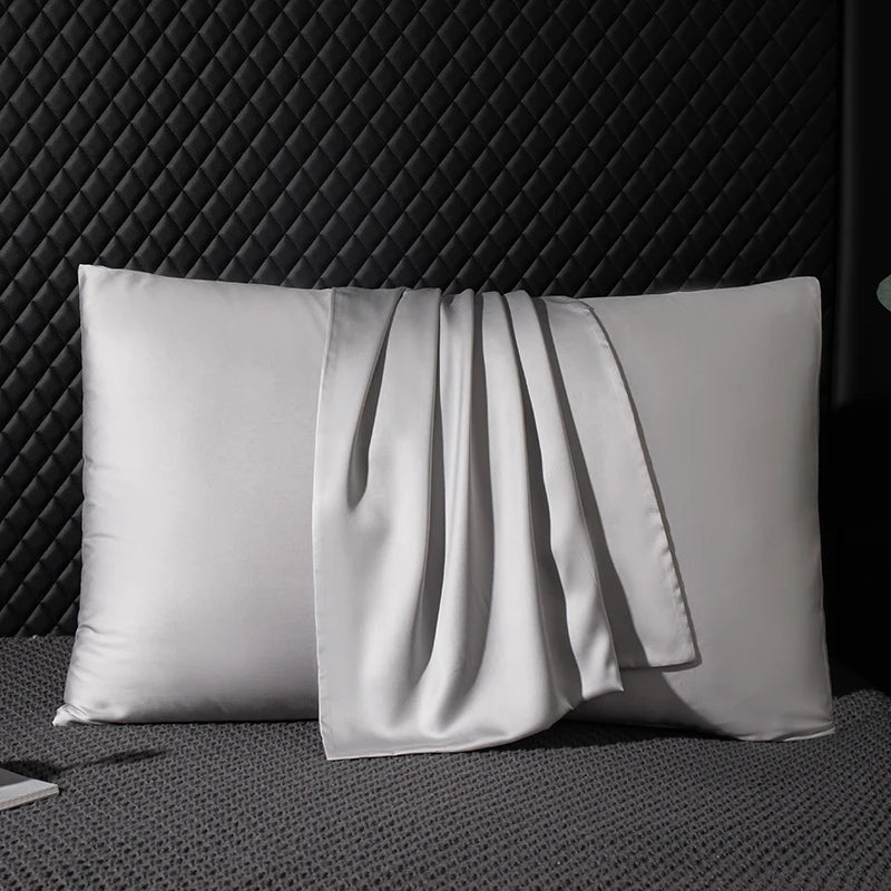 Real Mulberry Silk PillowCase 100% Silk Pillow Case Protect Skin Pillowcase  Bedding Pillow Cases Cover Free Shipping