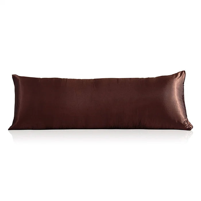 100% Pure Mullberry Silk Long Pillowcase with Hidden Zipper Soft Silk Zipper Pillow Case Cover for Bedding High Quality 3 Sizes