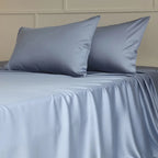 1PC Mulberry Silk Flat Sheet Luxury Smooth Bed Sheets Top Sheet Single Double King Queen Size Couple Bed Linen Soft Bedspreads