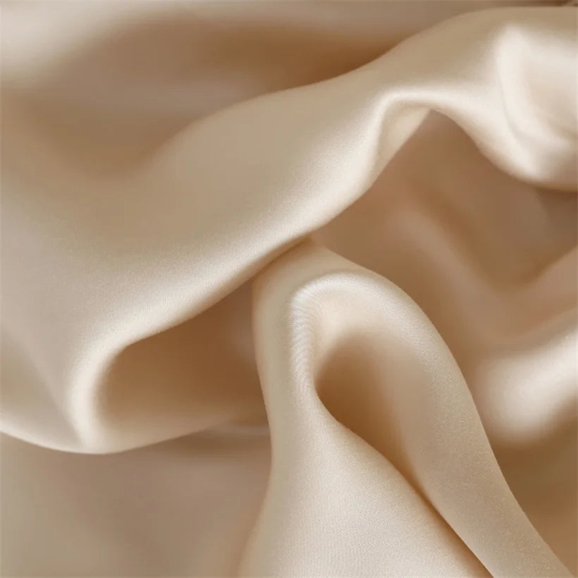 Luxury 100% Mulberry Silk Flat Sheet Only Natural Silk Bed Sheet Smooth Top Sheets Single Double King Queen Bedding Bed Linen