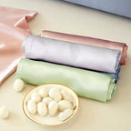100% Pure Mullberry Silk Long Pillowcase with Hidden Zipper Soft Silk Zipper Pillow Case Cover for Bedding High Quality 3 Sizes